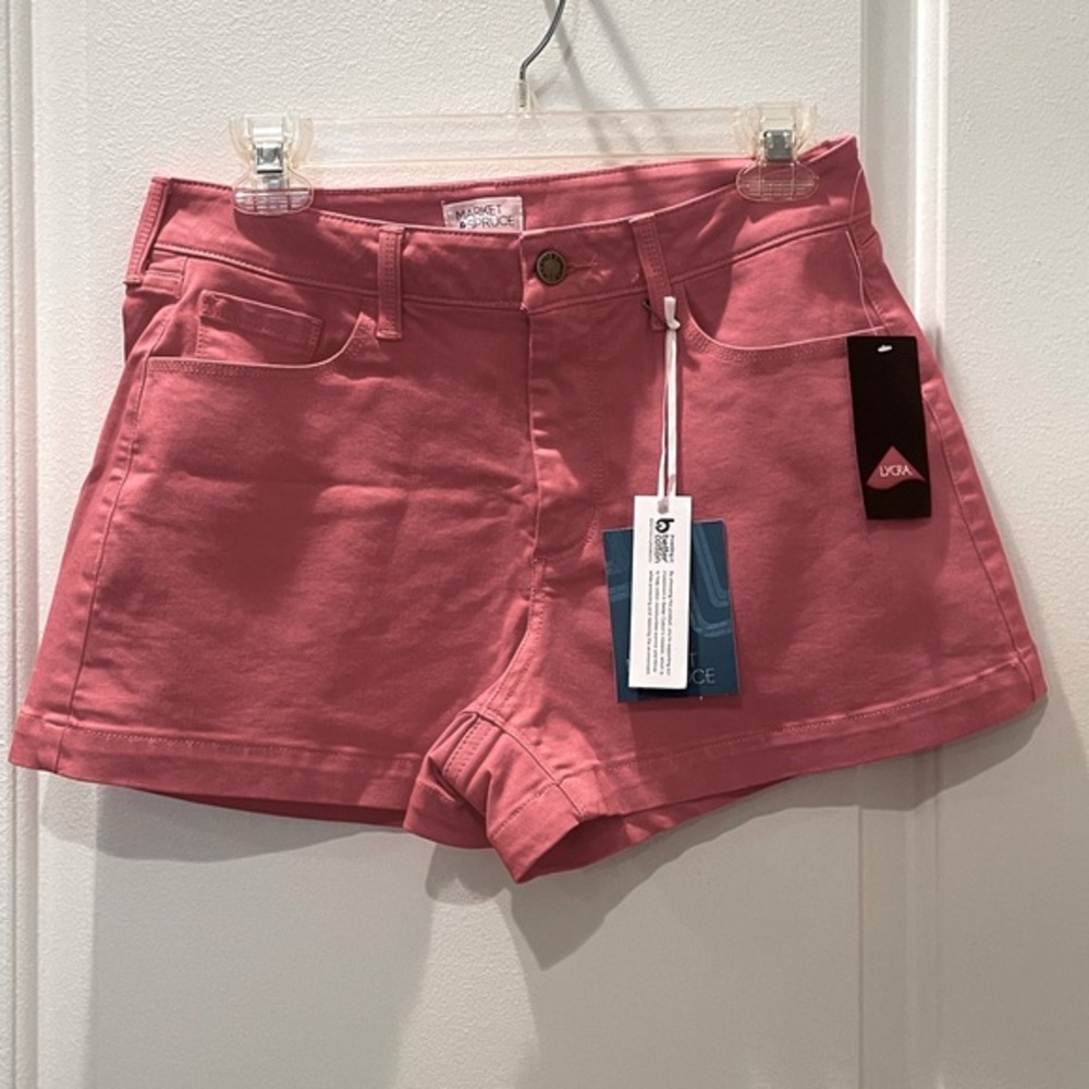 Market & Spruce Pink High Waist Women Shorts